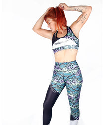 Combat Dollies Trio Animal Print Sports Bra