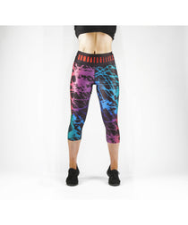 Combat Dollies Fracture Capri Fitness Leggings