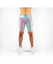 Combat Dollies Holographics Midi Shorts