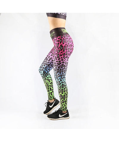 Combat Dollies Neon Fuchsia Fall Fitness Leggings