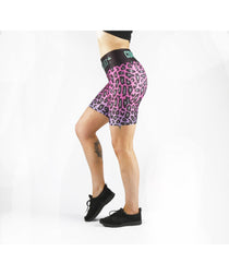 Combat Dollies Fuchsia Fall Midi Shorts
