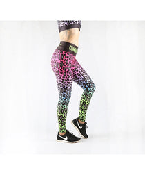 Combat Dollies Neon Fuchsia Fall Fitness Leggings