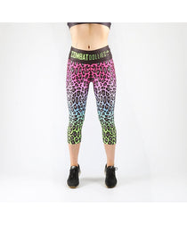 Combat Dollies Neon Fuchsia Fall Fitness Capri