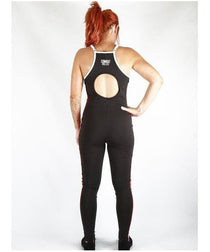 Combat Dollies Red Stripe Gym Jumpsuit