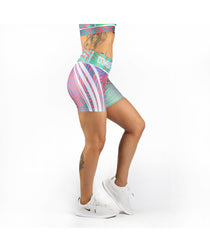 Combat Dollies Holographics Fitness Shorts