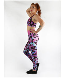 Combat Dollies Oil Splash Sports Bra