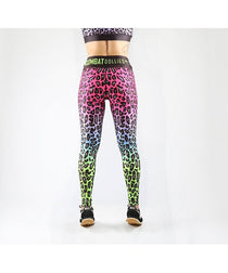 Combat Dollies Neon Fuchsia Fall Fitness Leggings