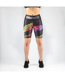 Combat Dollies Multi-Print Midi Shorts