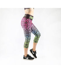 Combat Dollies Neon Fuchsia Fall Fitness Capri