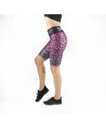 Combat Dollies Fuchsia Fall Long Gym Shorts