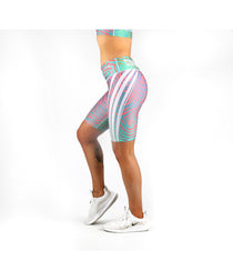 Combat Dollies Holographics Midi Shorts