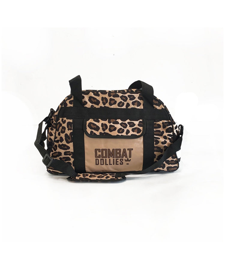 Combat Dollies Leopard Print Sports Bag GymWear UK
