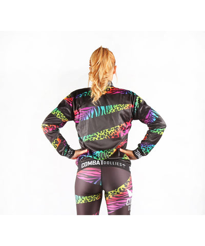 Combat Dollies Multi Print Jacket