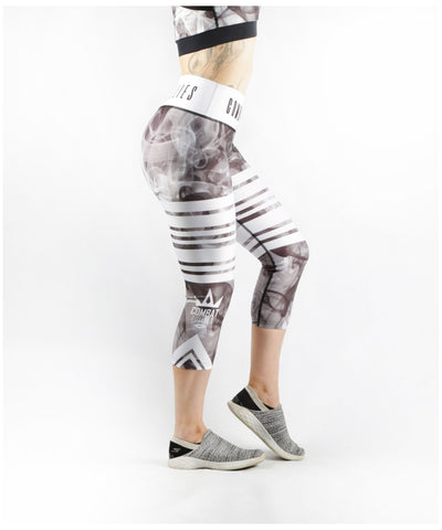 Combat Dollies Smoking Capri Fitness Leggings