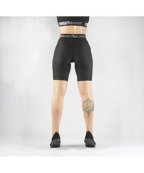 Combat Dollies Black Blok Long Gym Shorts