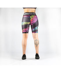 Combat Dollies Multi-Print Midi Shorts