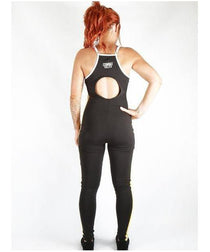 Combat Dollies Yellow Stripe Gym Jumpsuit