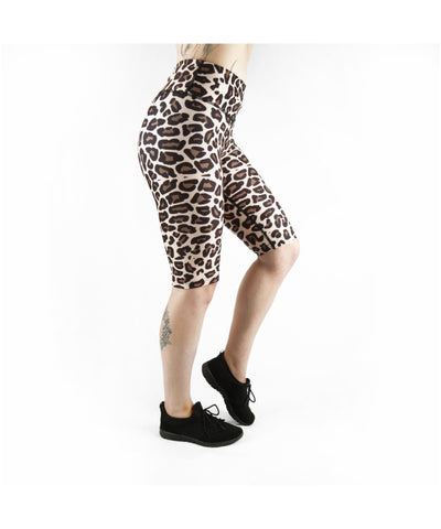 Combat Dollies Leopard Print Cycle Shorts