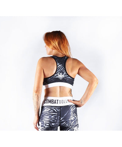 Combat Dollies Wild Smoke Sports Bra