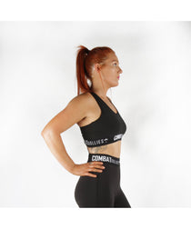 Combat Dollies Black Blok Sports Bra