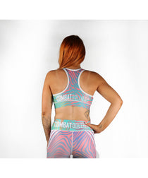 Combat Dollies Holographics Sports Bra