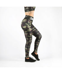 Combat Dollies Caged Camo Fitness Leggings