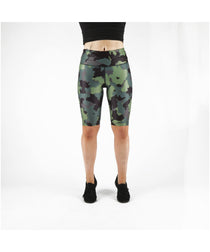 Combat Dollies Khaki Camo Cycle Shorts