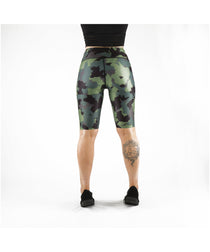 Combat Dollies Khaki Camo Cycle Shorts