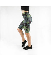 Combat Dollies Khaki Camo Cycle Shorts
