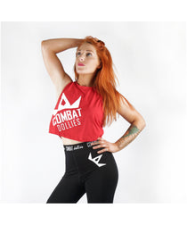 Combat Dollies Cropped Vest Red