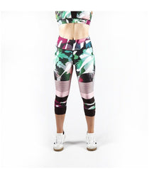 Combat Dollies Botanic Capri Fitness Leggings