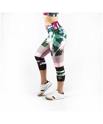 Combat Dollies Botanic Capri Fitness Leggings