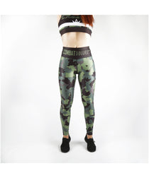 Combat Dollies Full Khaki Camo Fitness Leggings