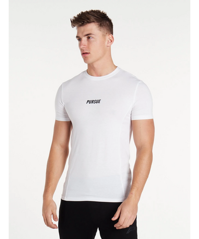 Pursue Fitness Essential T-Shirt White