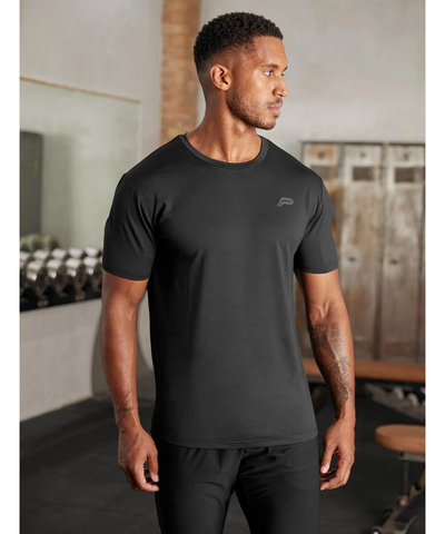 Pursue Fitness Hybrid Everyday T-Shirt Black