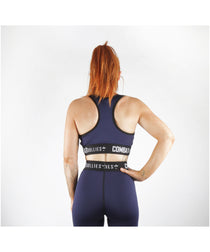 Combat Dollies Navy Blok Sports Bra