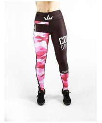 Pink camo gym leggings cheap