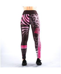 Combat Dollies Wild Pinks Fitness Leggings
